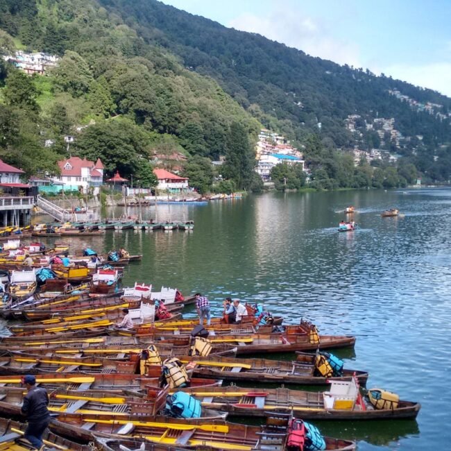 Boating on Naini Lake