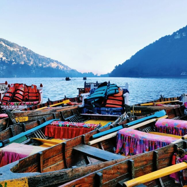 Boating on Naini Lake